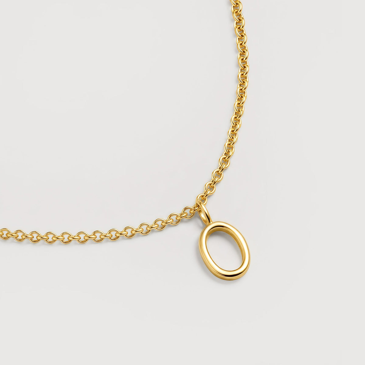 18K Gold-Plated Sterling Silver Number Charm Bracelet