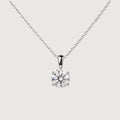 5A Cubic Zirconia Solitaire Necklace