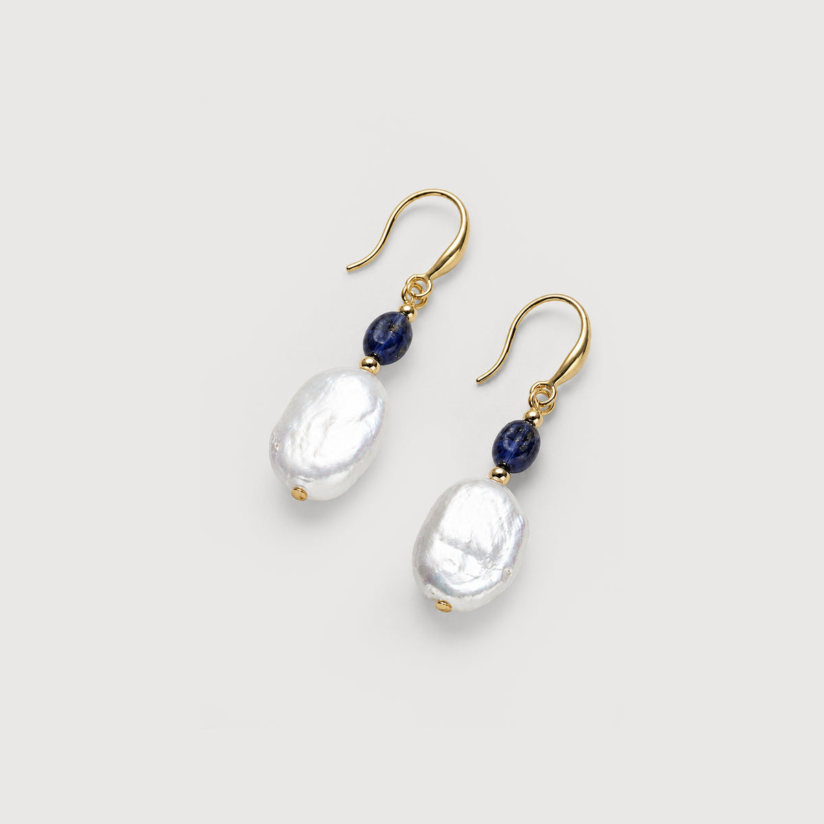 Baroque Freshwater Pearl Drop Hook Earrings