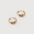 S925 Silver Marquise CZ Hinged Hoop Earrings