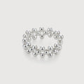 S925 Sterling Silver Multi-Row Bead Ring