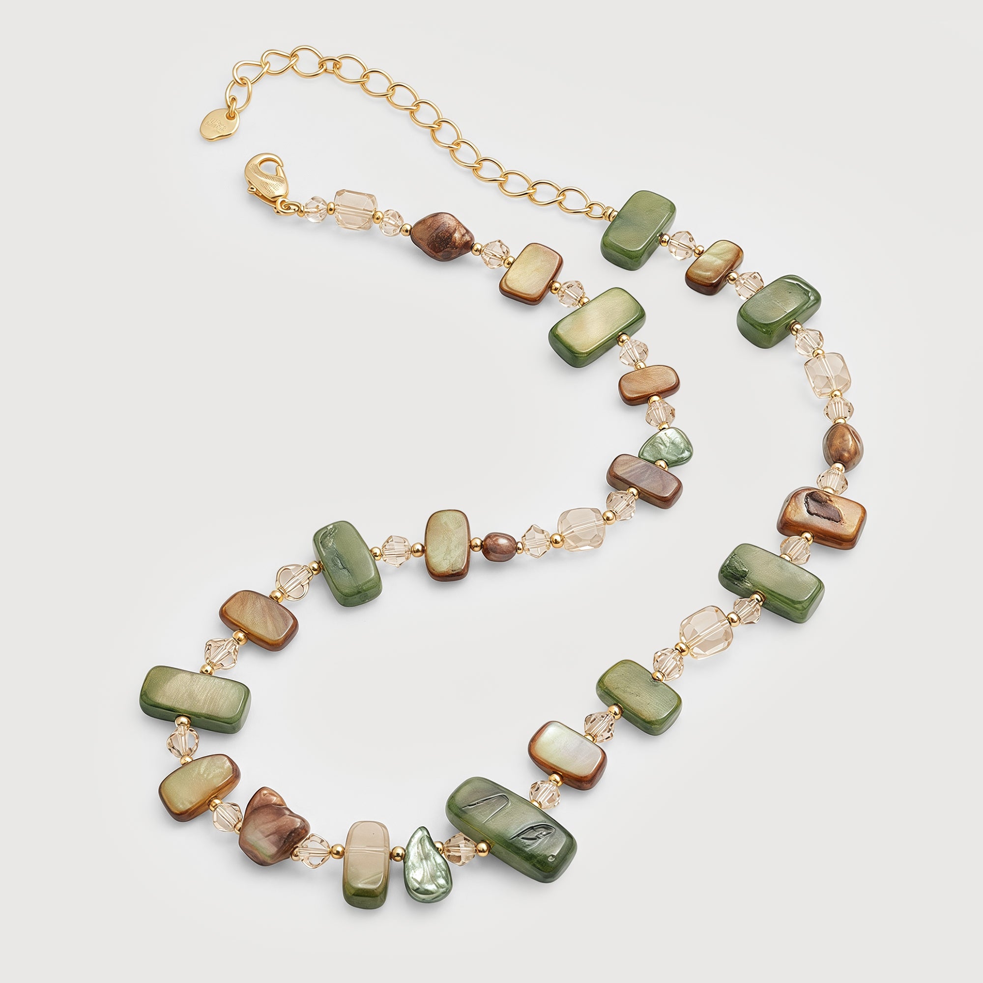 Baroque Pearl Shell Beaded Necklace
