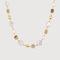 Baroque Pearl Picture Jasper Necklace