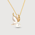 Pearl Butterfly Pendant Necklace