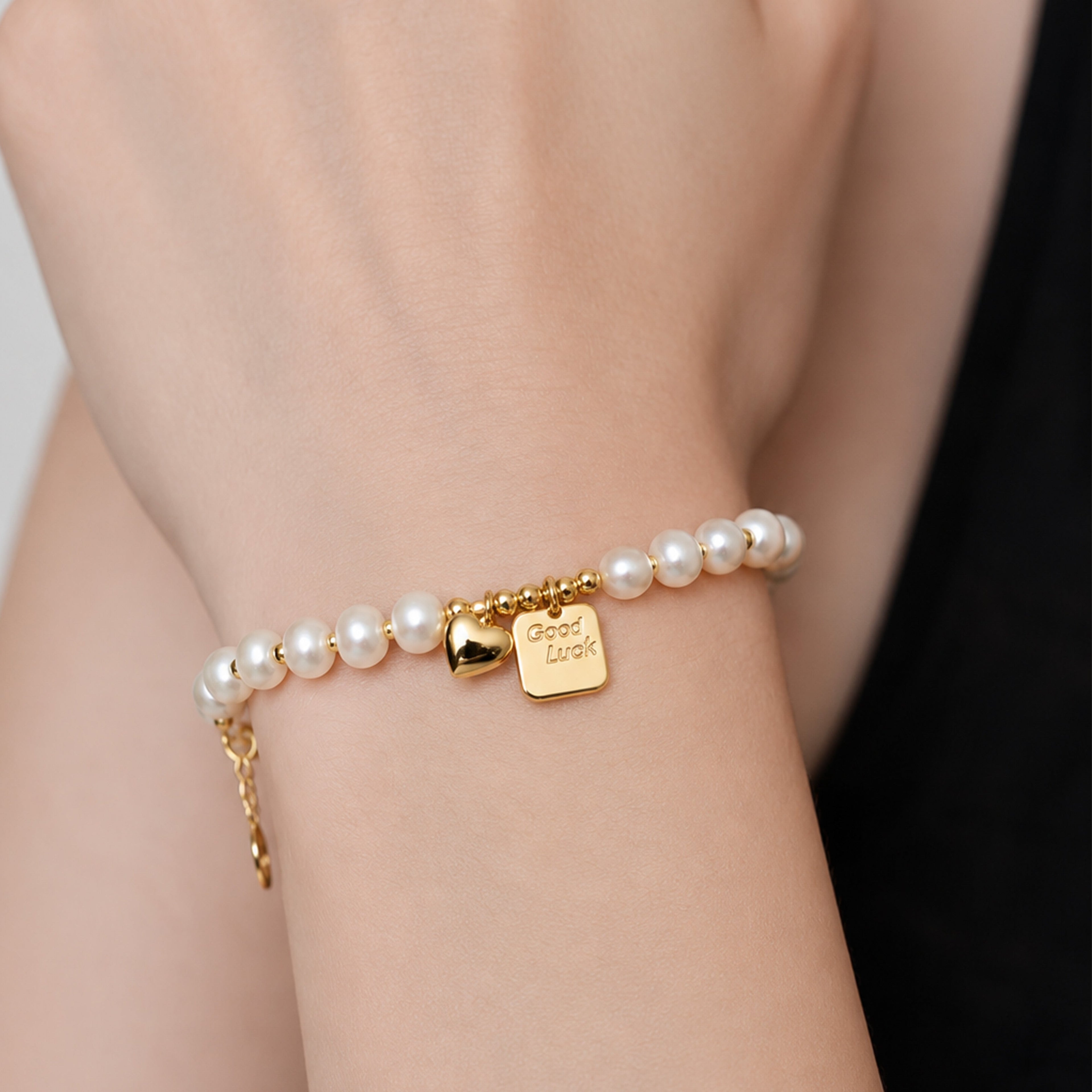 18K Gold-Plated Freshwater Pearl Bracelet