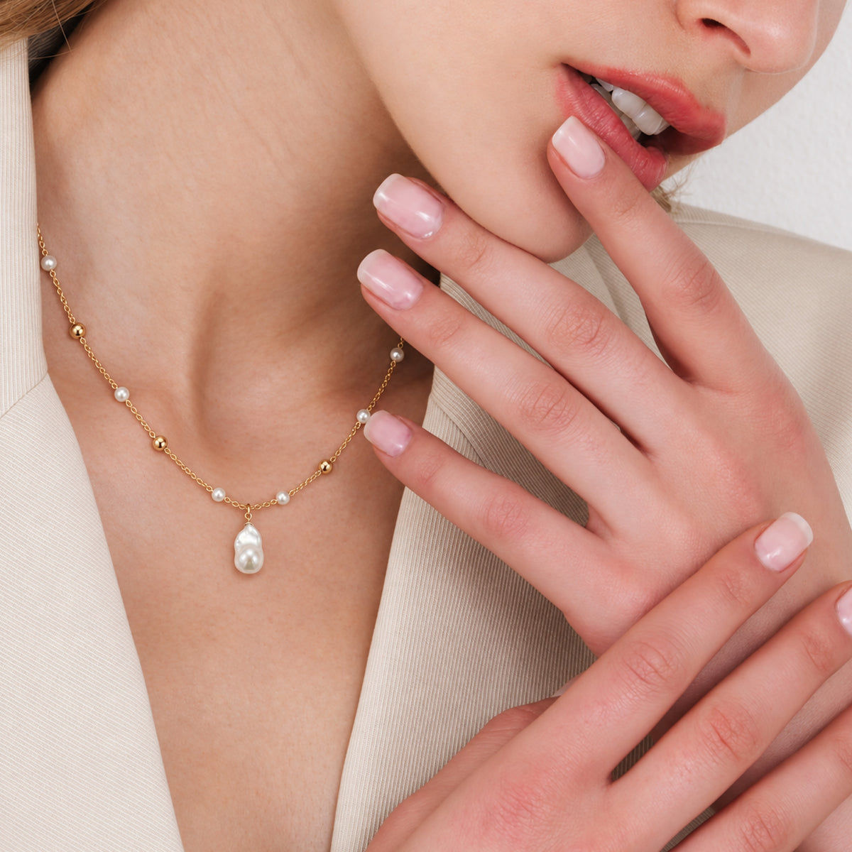 Freshwater Baroque Pearl Necklace