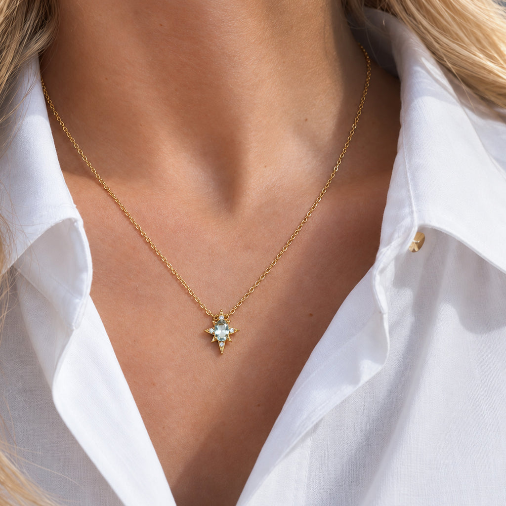 Celestial Star Sterling Silver Necklace