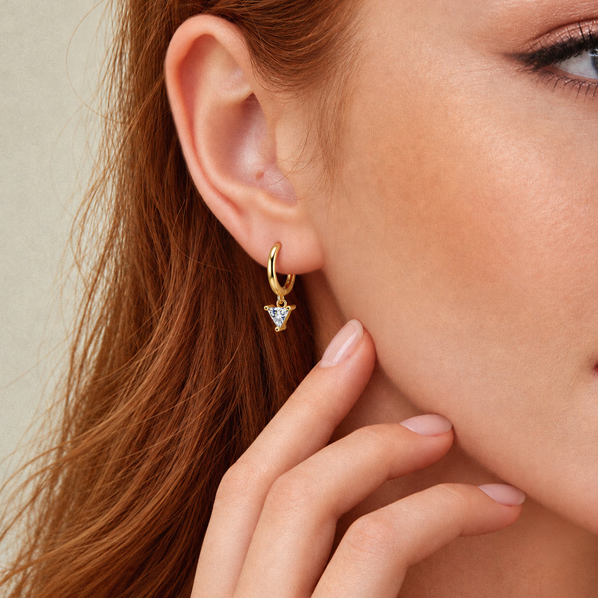 White and Black Zircon S925 Silver Earrings