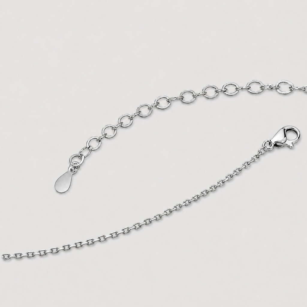 Sterling Silver Pearl Drop Necklace
