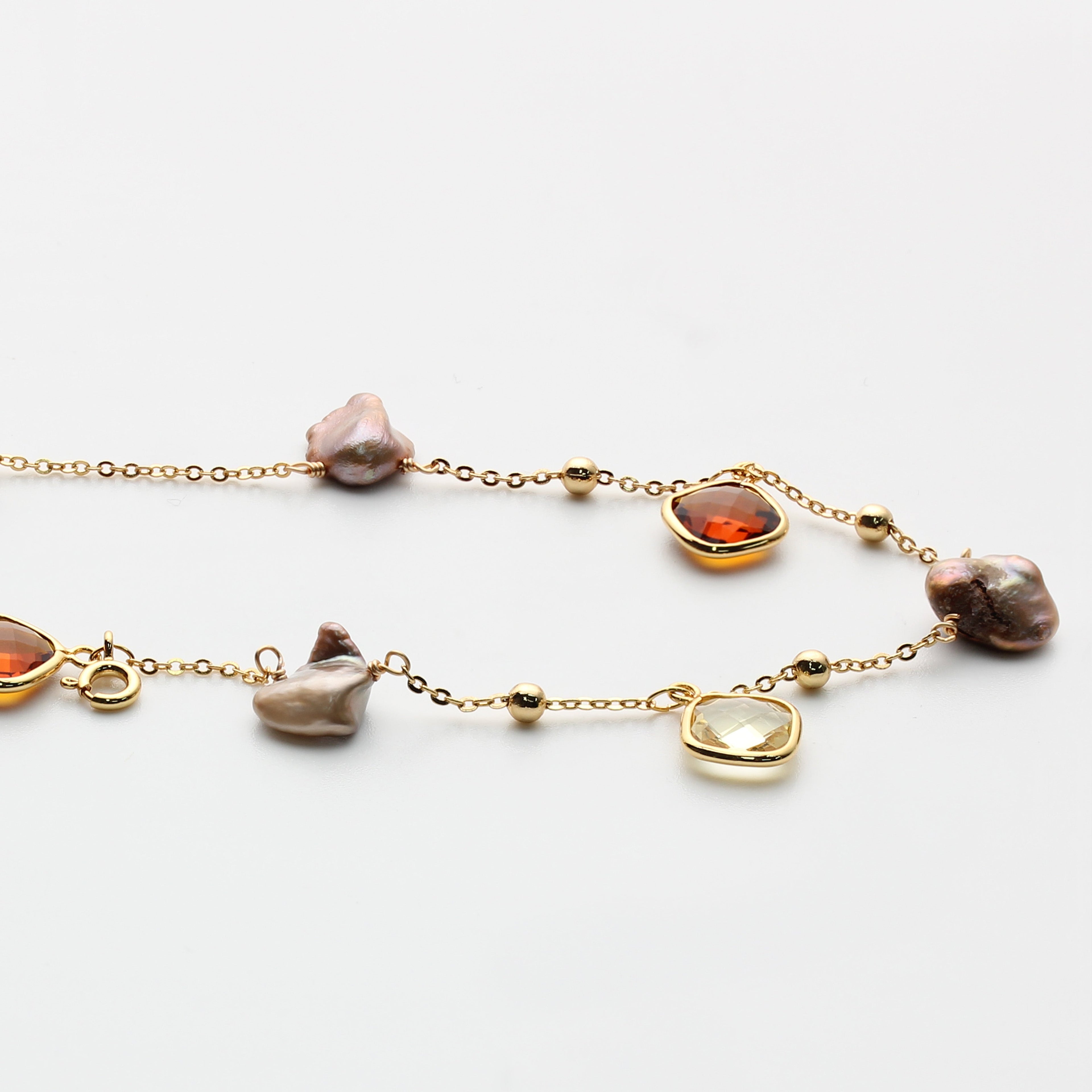 Freshwater Pearl and Glass Crystal Bracelet