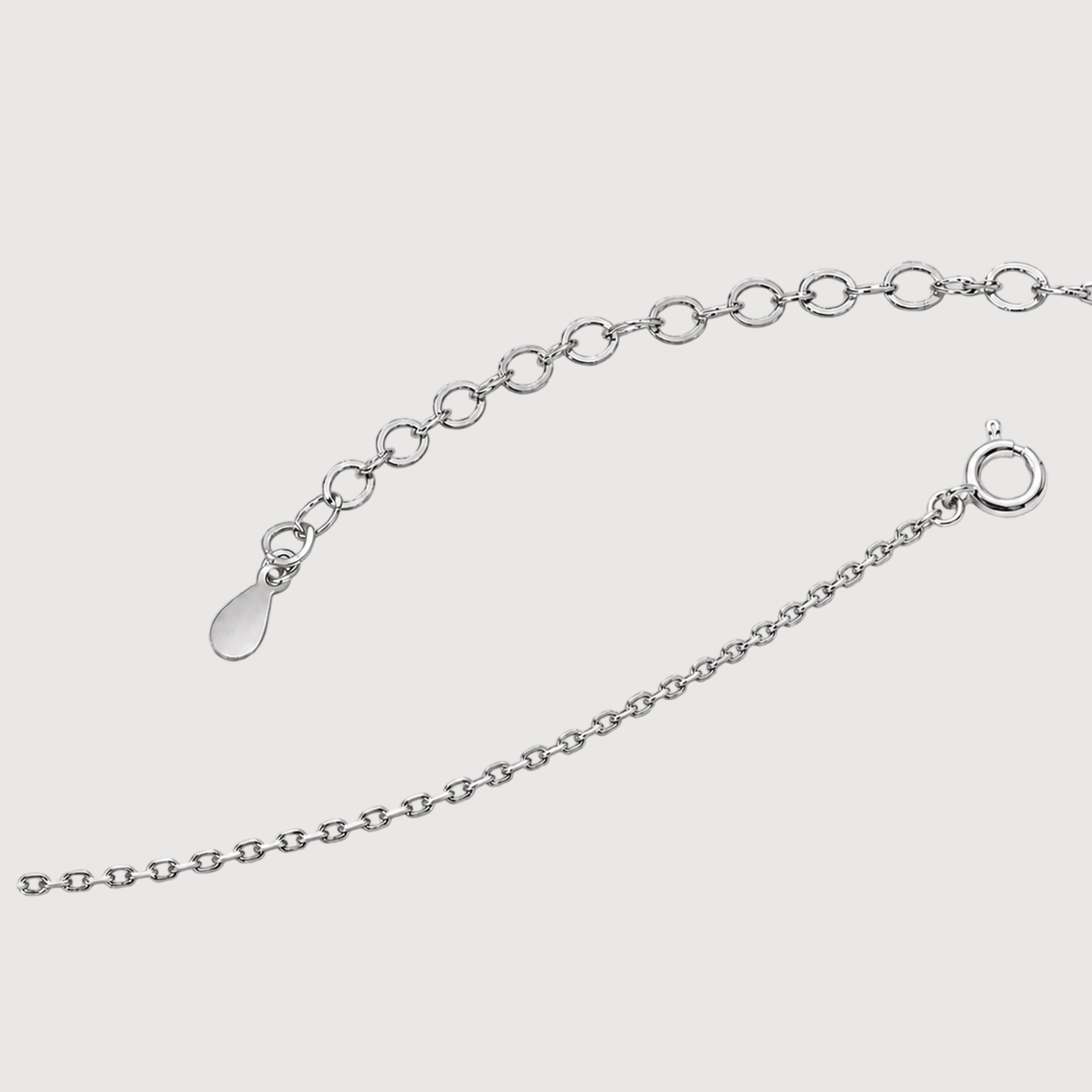 Sterling Silver Linear Stone Bar Necklace