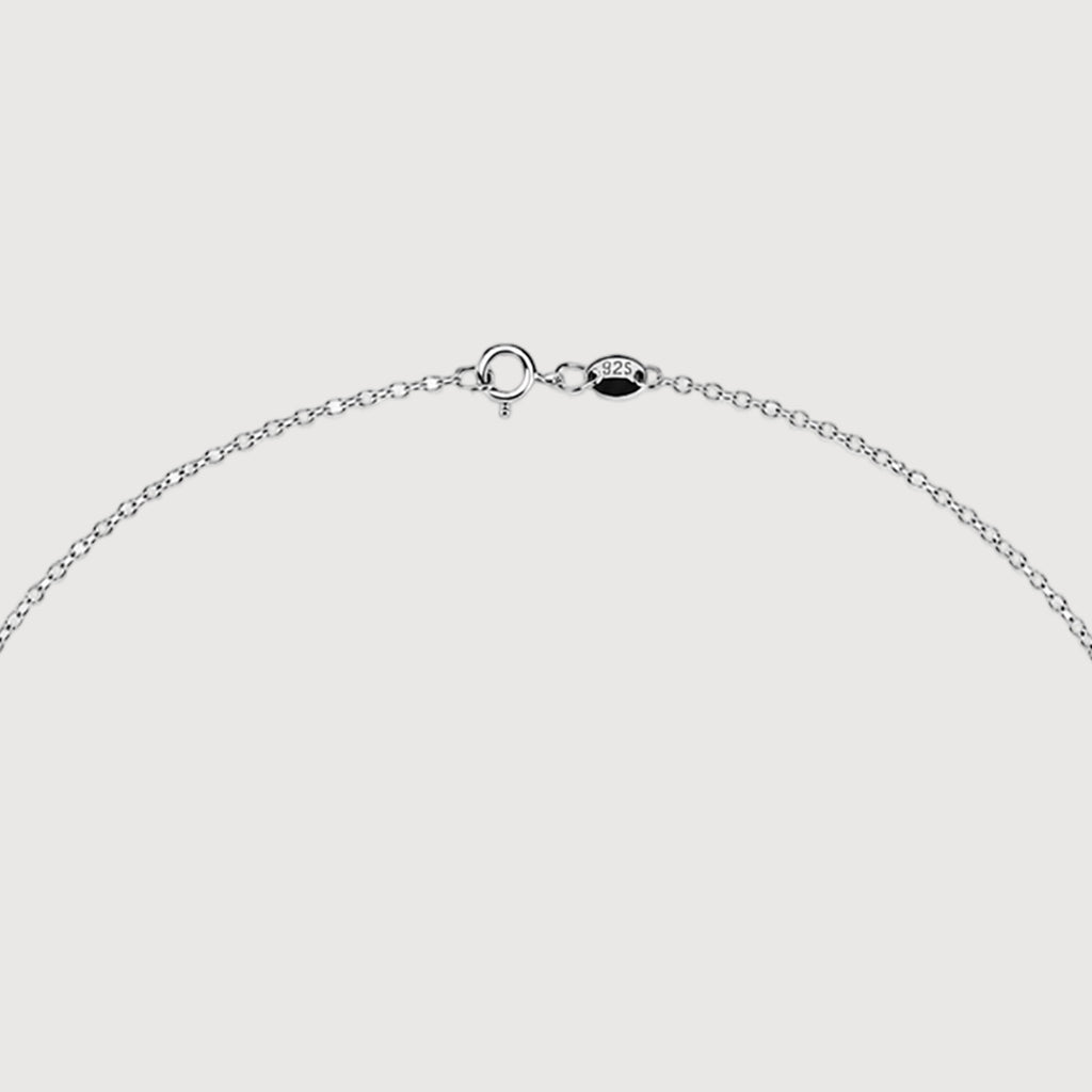 Round Halo Cubic Zirconia Pendant Necklace