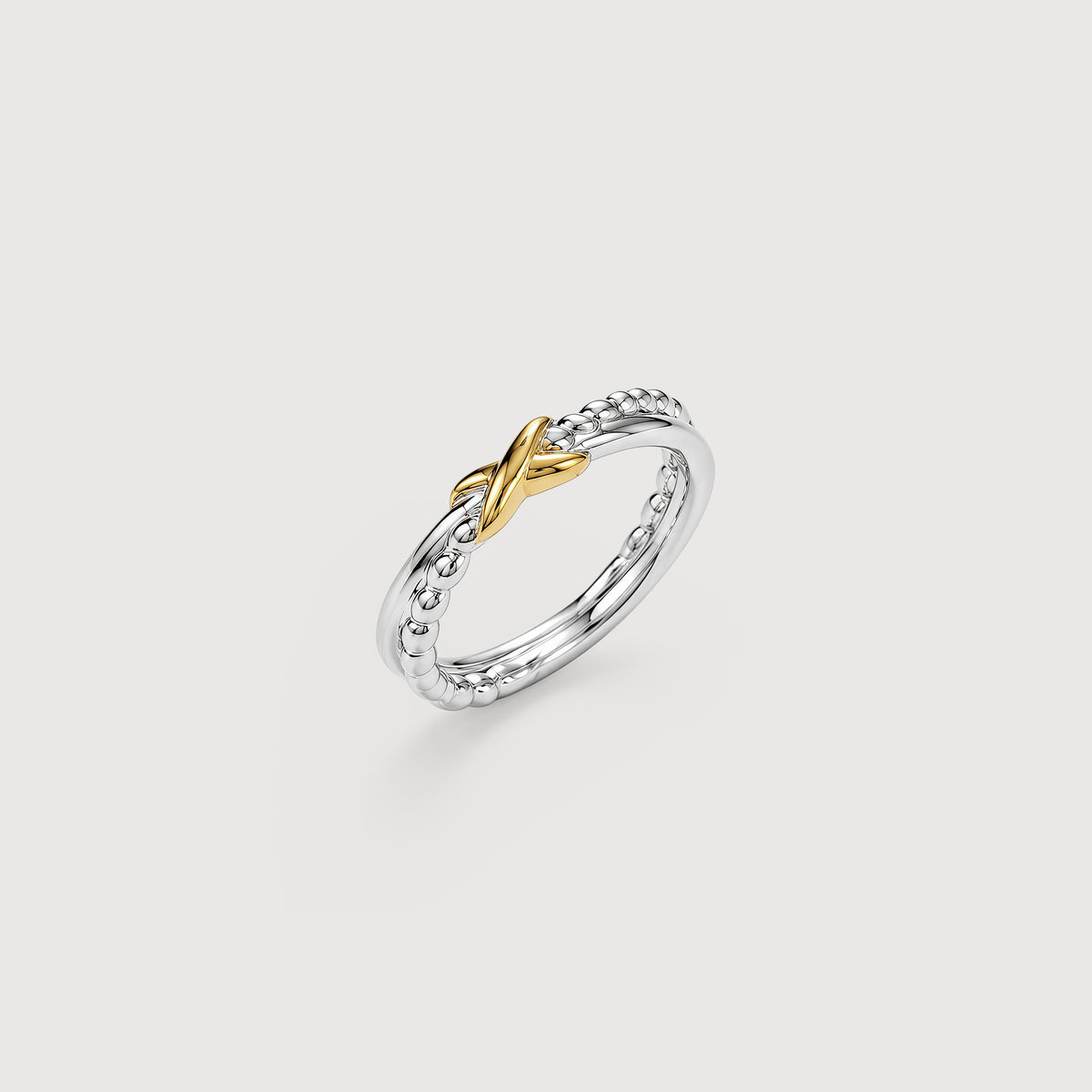 18K Gold-Plated S925 Twisted Knot Ring