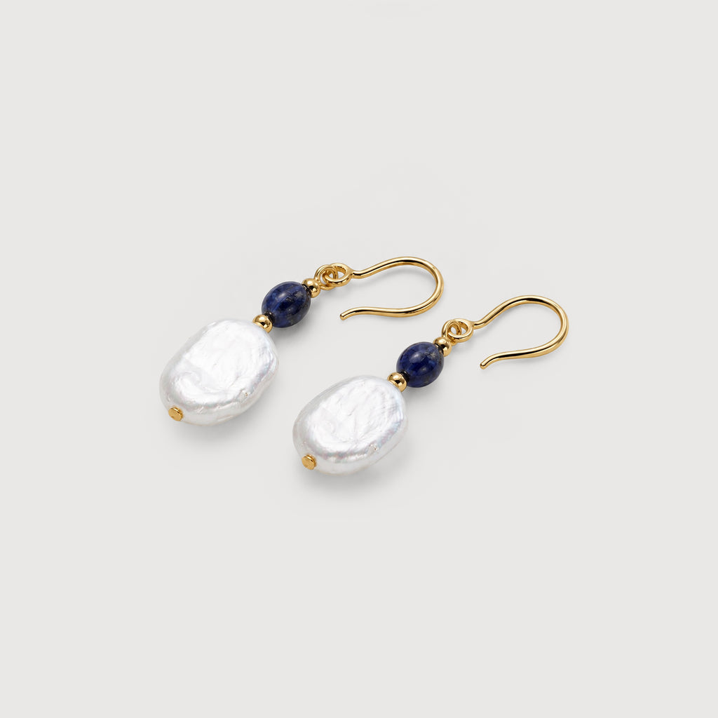 Baroque Freshwater Pearl Drop Hook Earrings