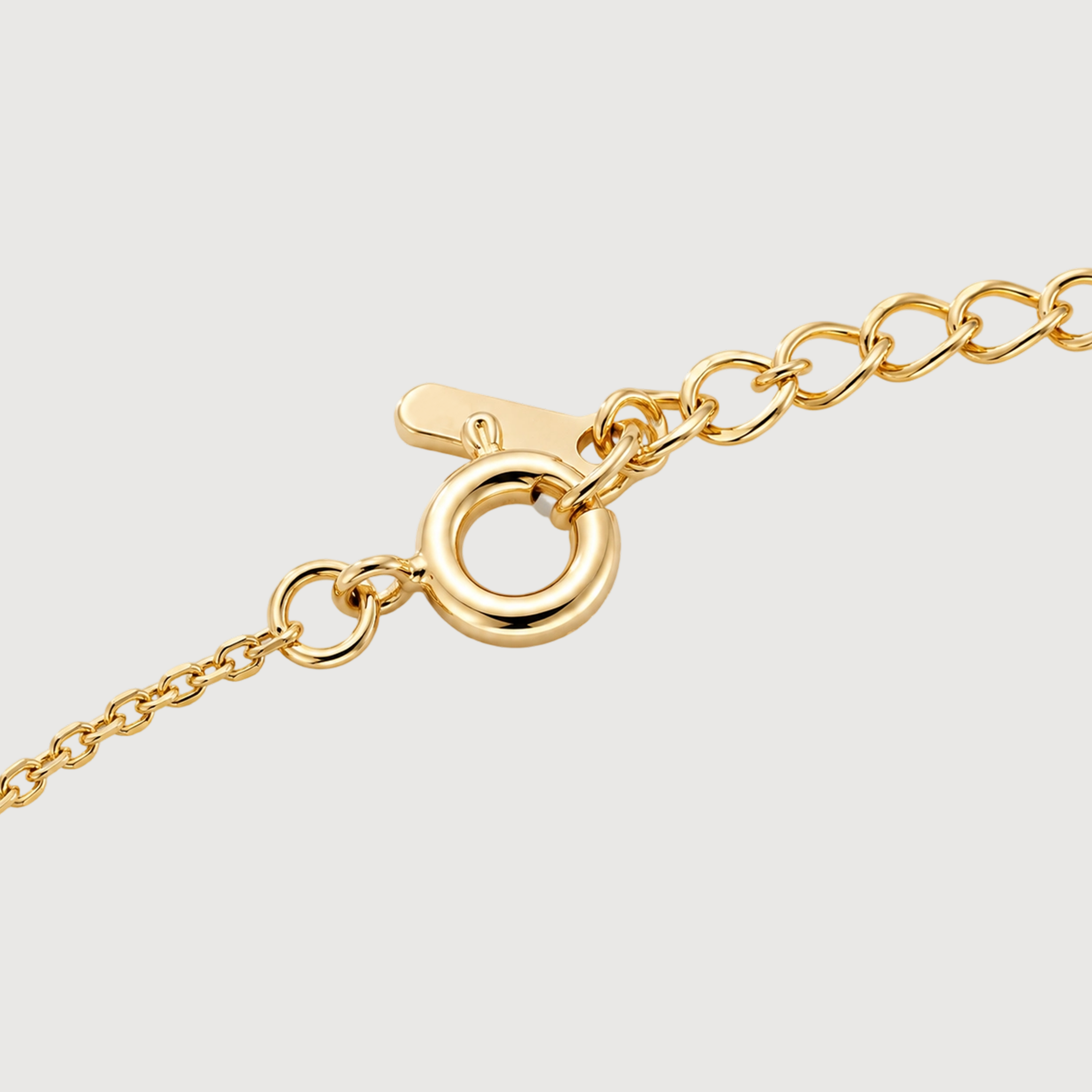18K Gold-Plated Sterling Silver Bow Bracelet