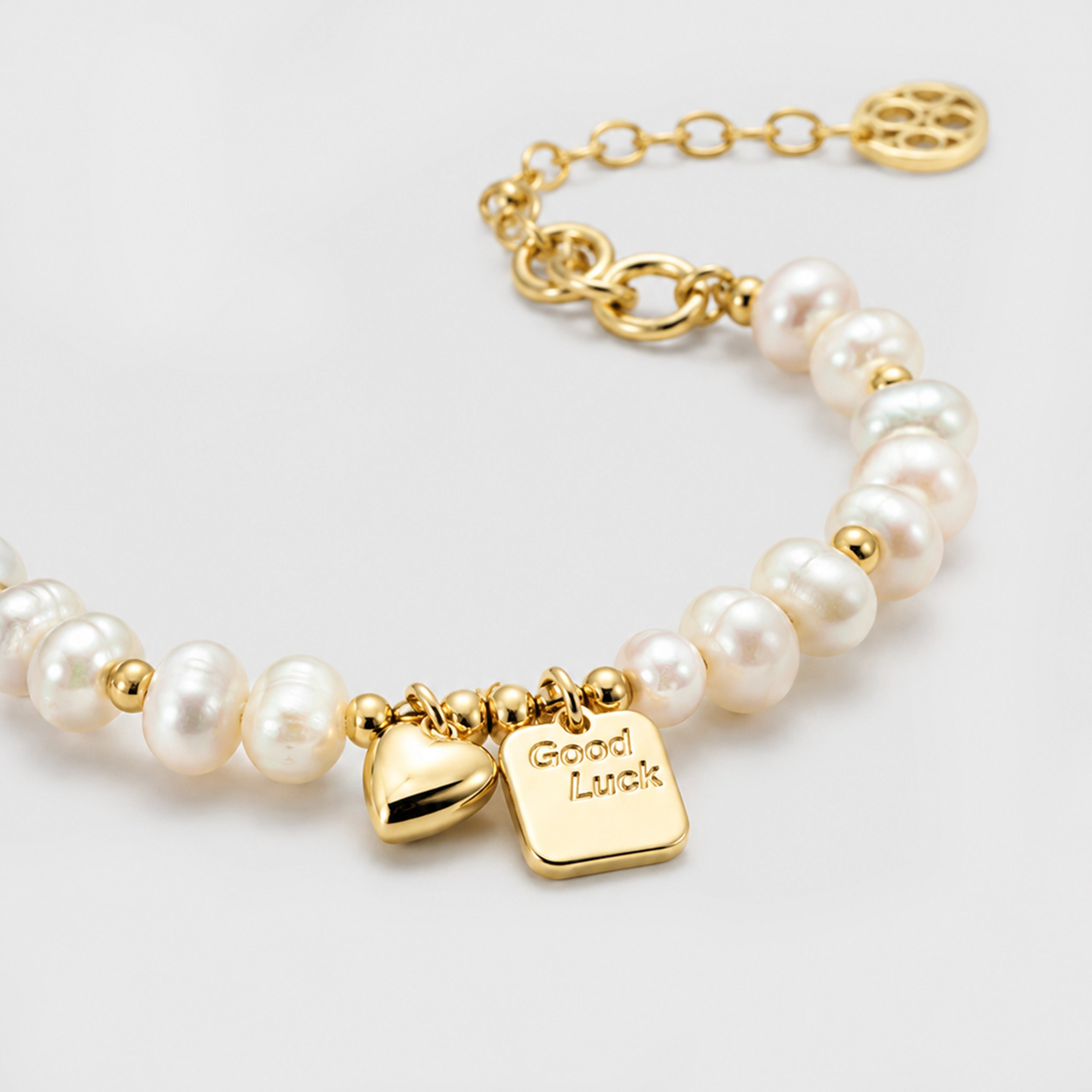18K Gold-Plated Freshwater Pearl Bracelet