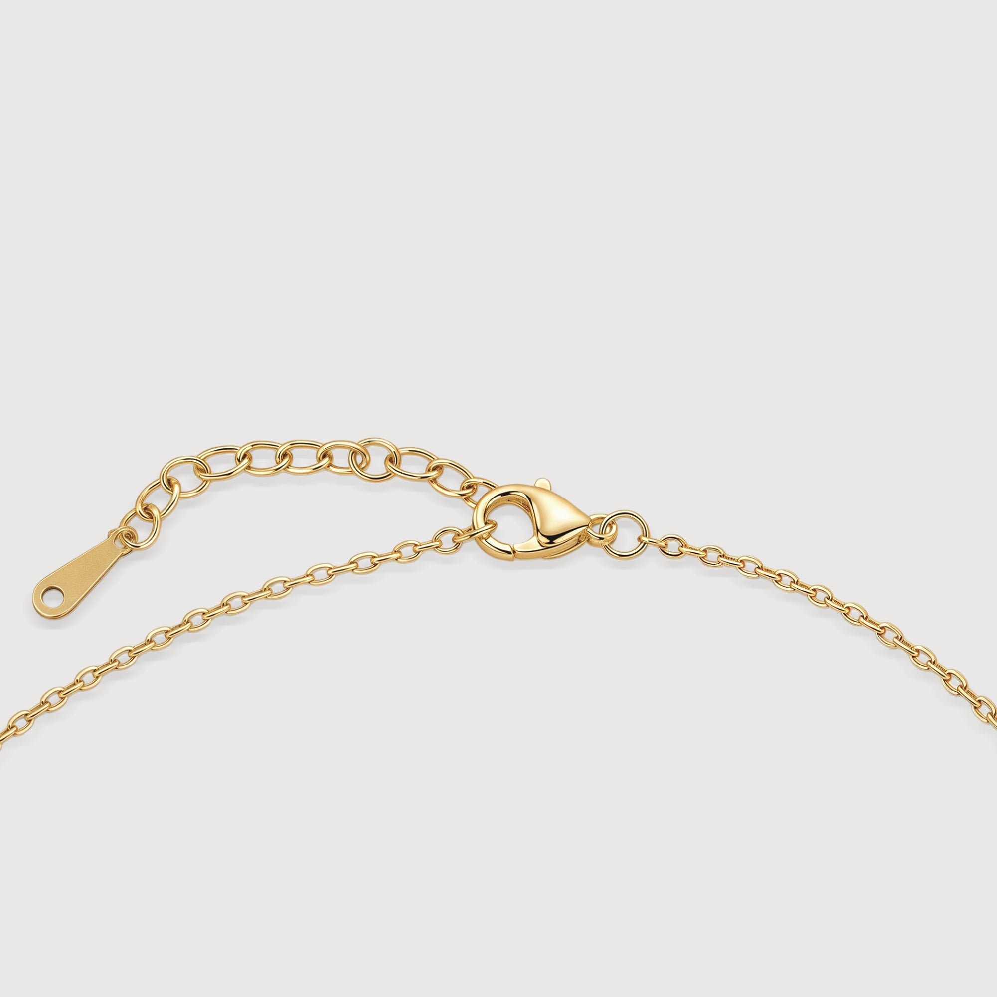 Pearl Floral Gold-Plated Brass Pendant Necklace