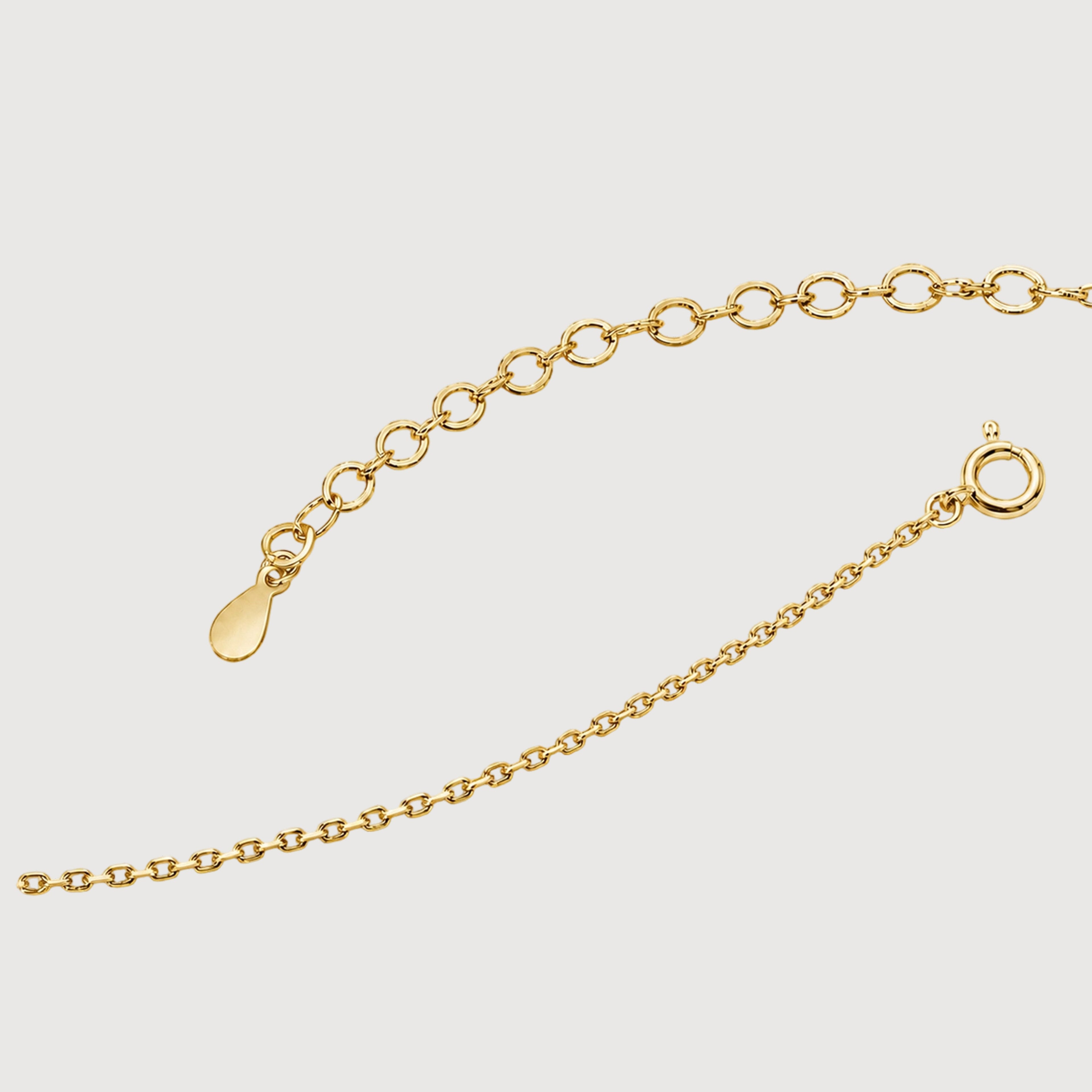 Sterling Silver Linear Stone Bar Necklace