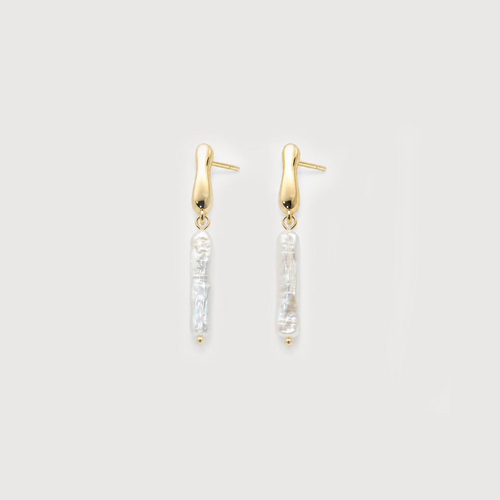 Freshwater Pearl S925 Drop Earrings