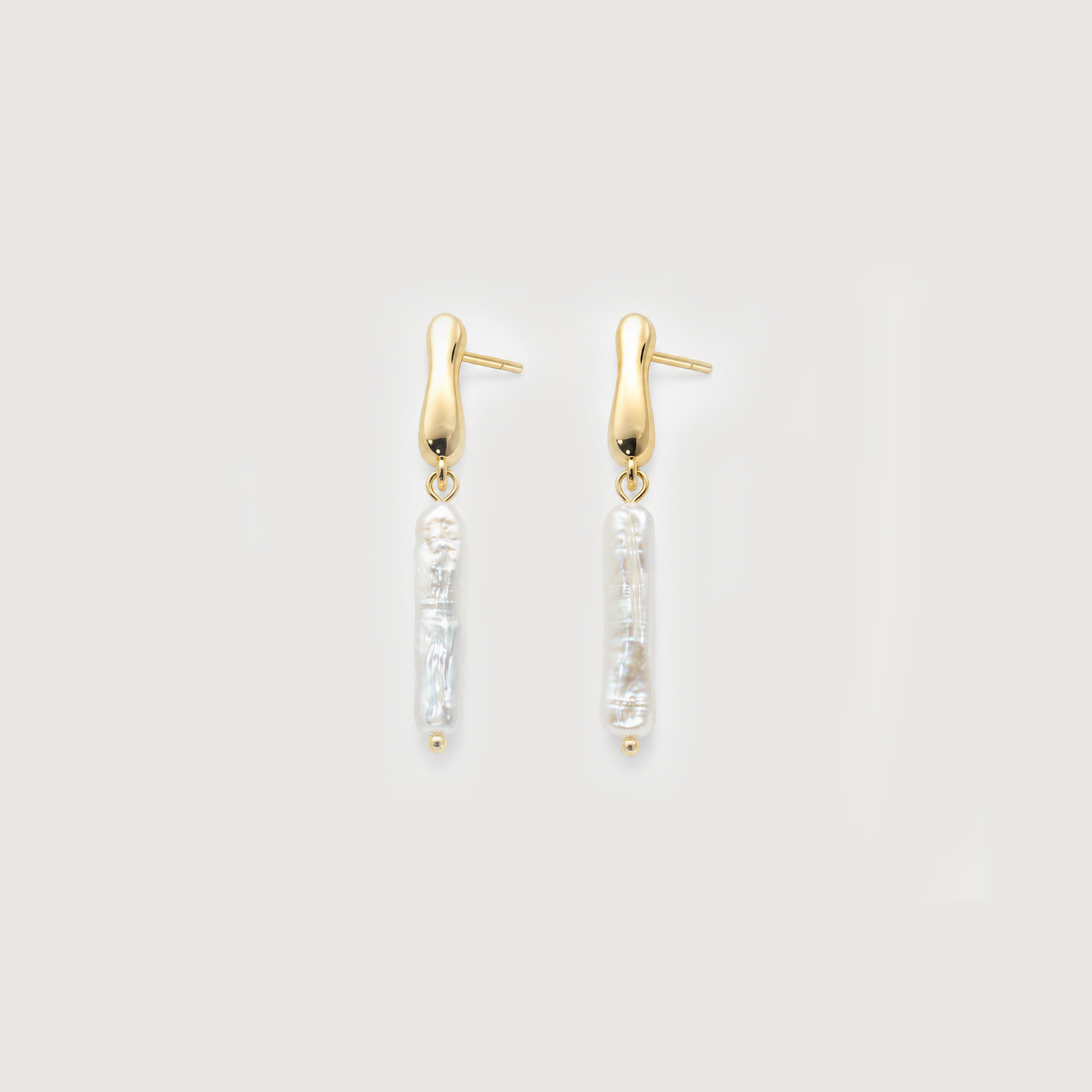 Freshwater Pearl S925 Drop Earrings