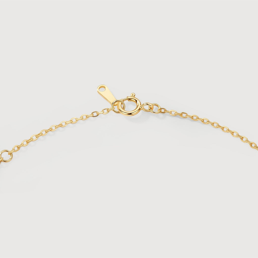 Crystal Bail Heart Pendant Necklace