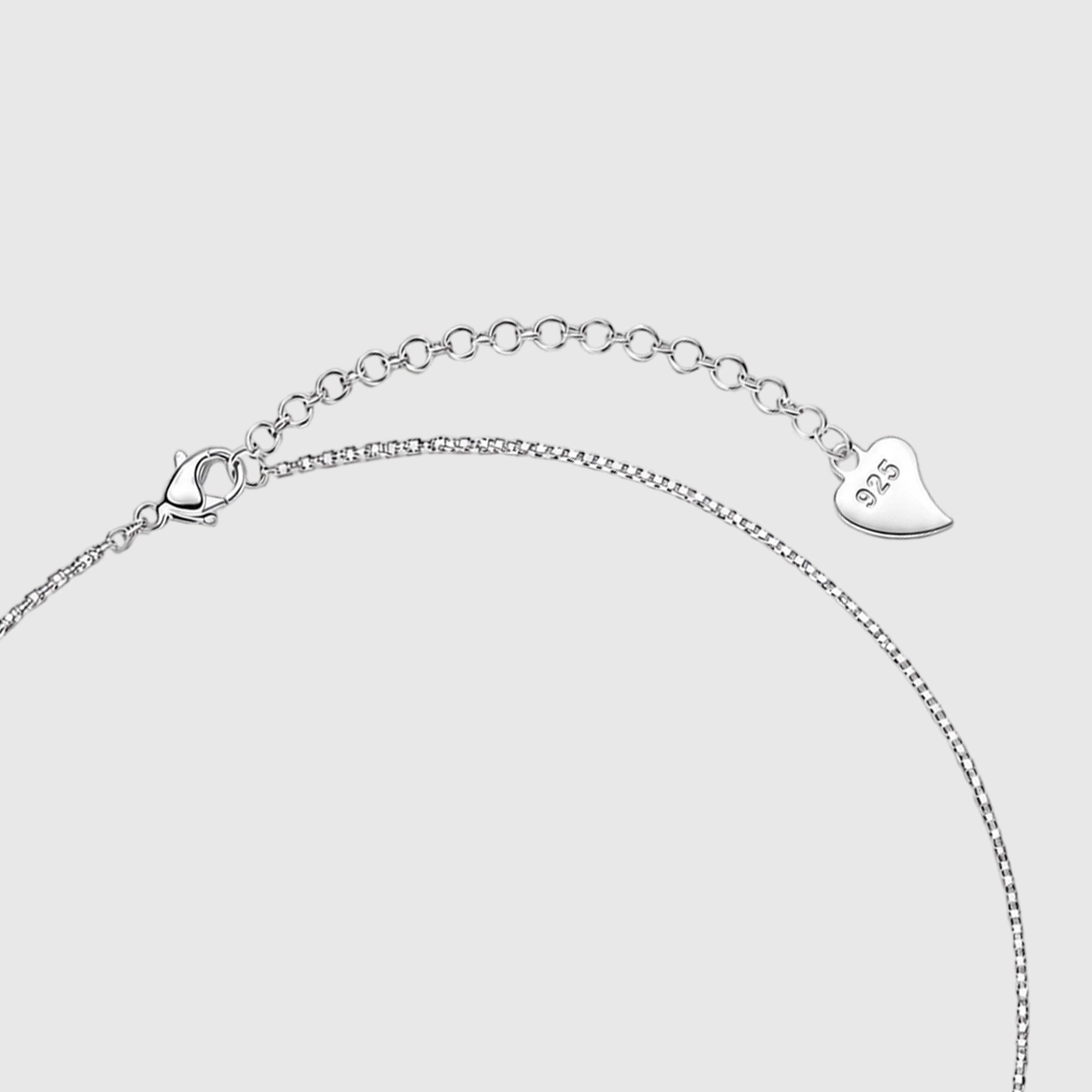 Red Oval Zircon Halo Pendant Necklace
