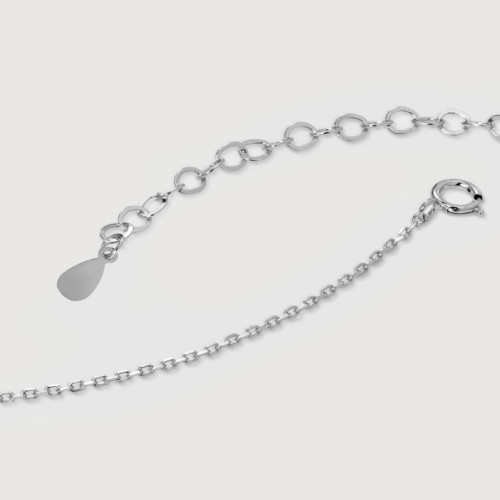 Pearl-Style Drop Sterling Silver Necklace