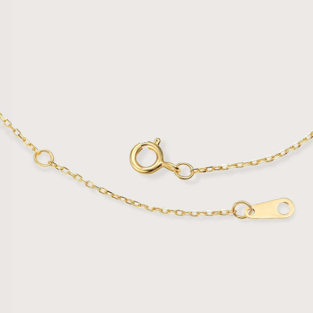 18K Gold-Plated Sterling Silver Number Charm Bracelet