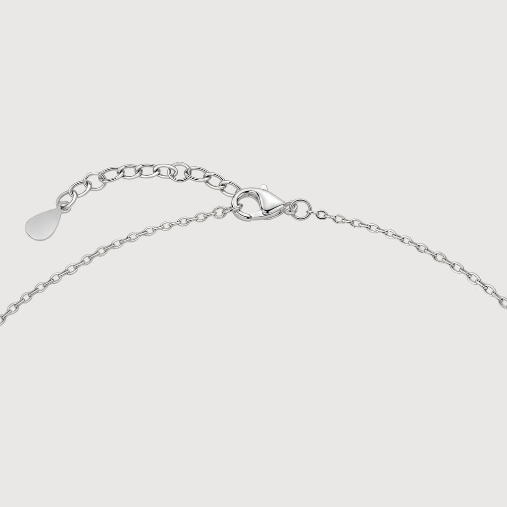 Floral Cluster 5A Cubic Zirconia Necklace