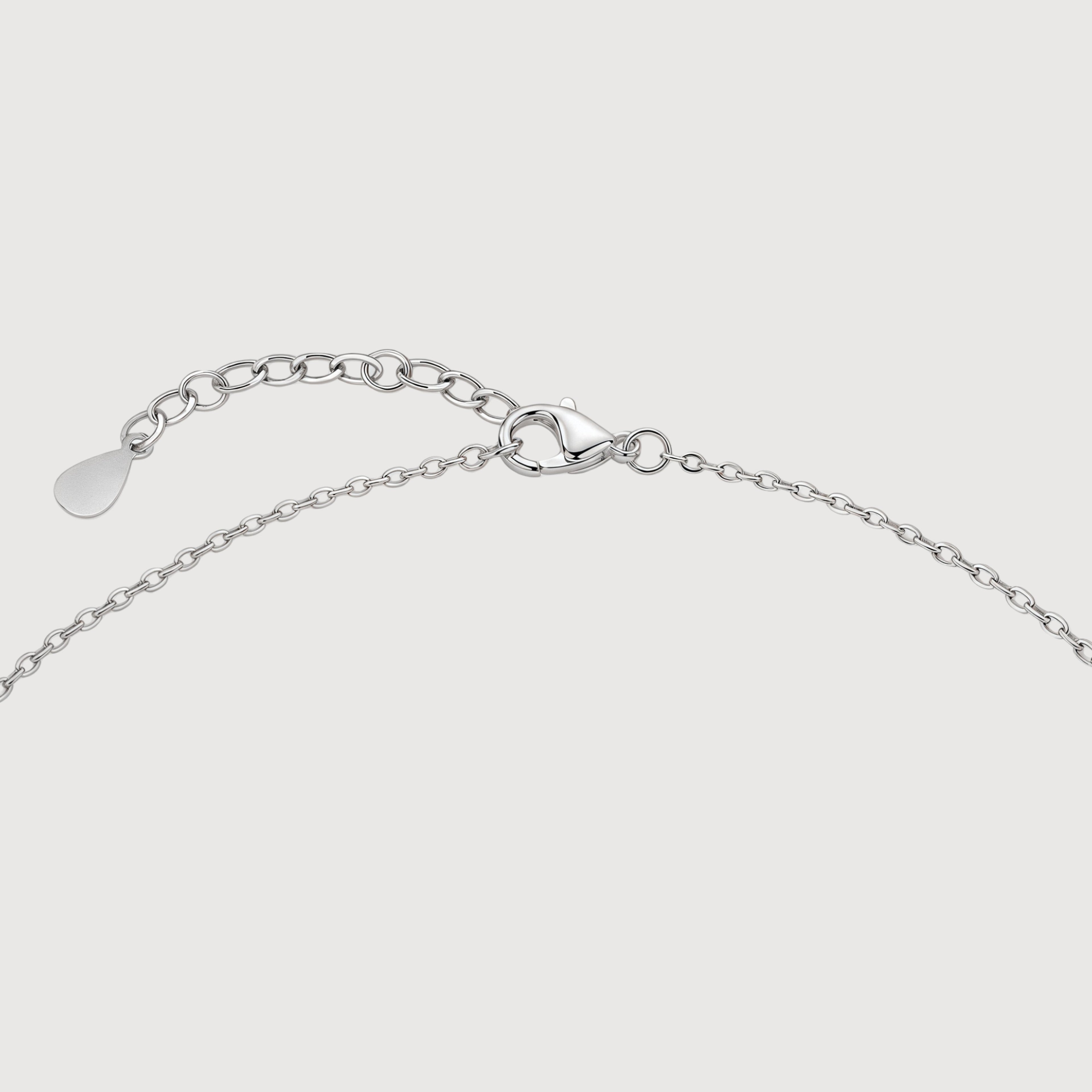 Floral Cluster 5A Cubic Zirconia Necklace