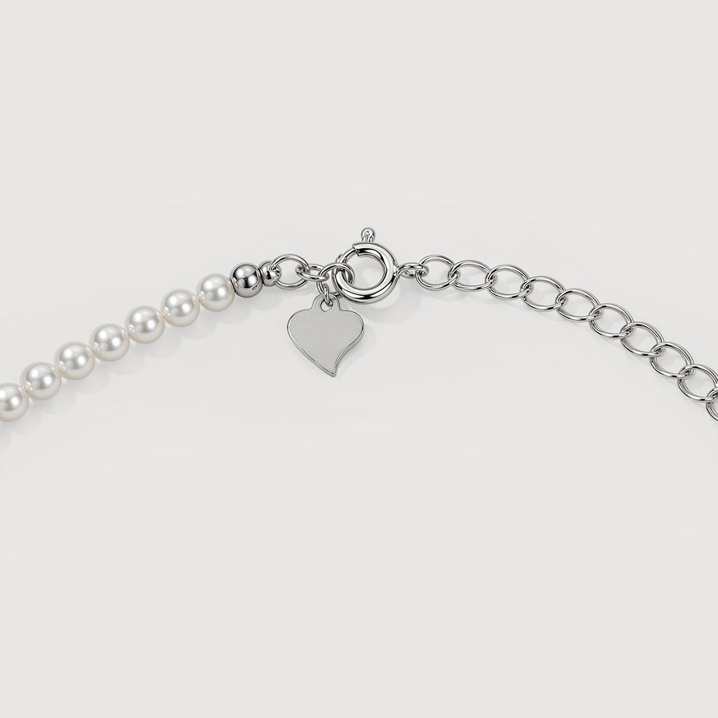 S925 Silver Pearl Drop Pendant Necklace