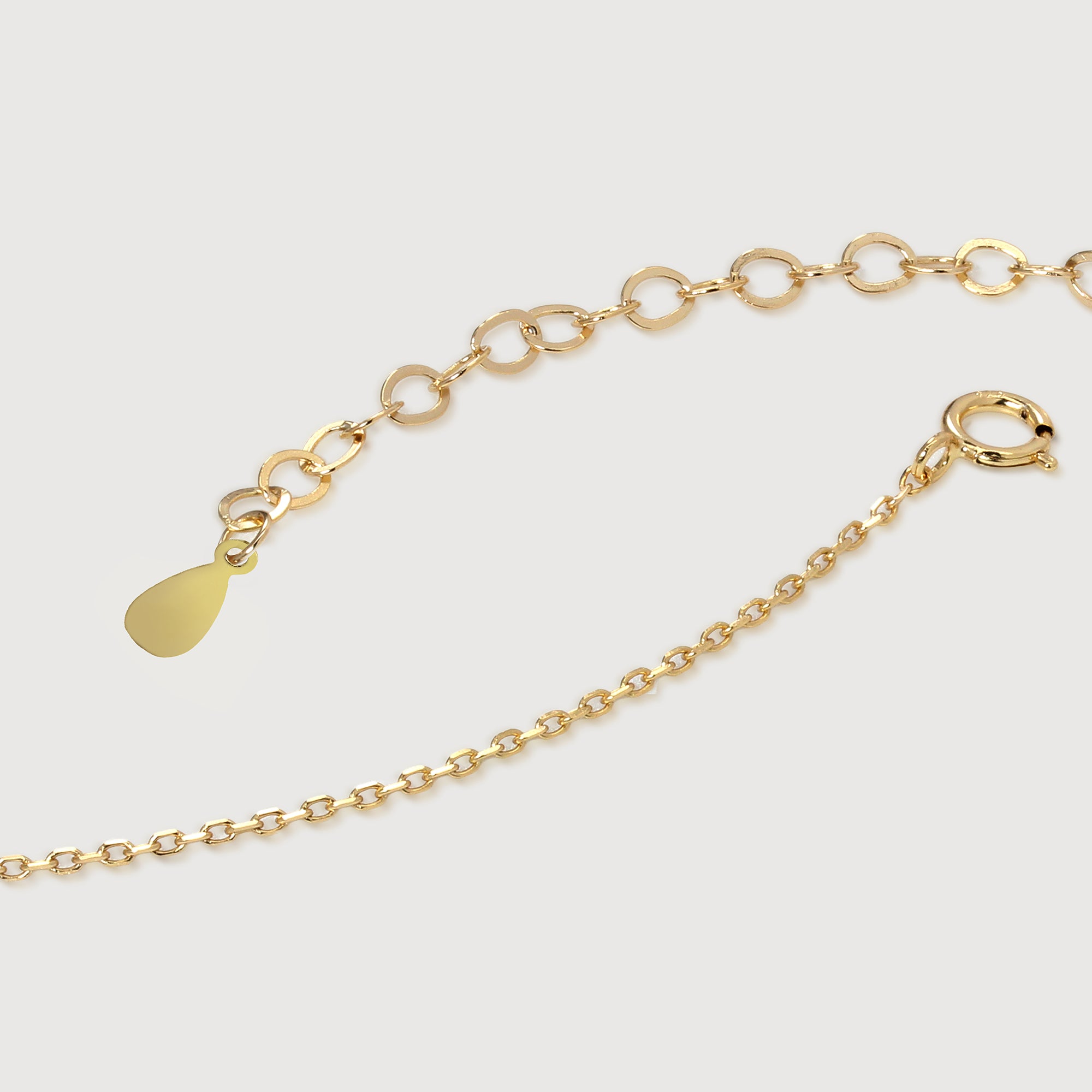 Gold-Plated S999 Silver Lariat Necklace