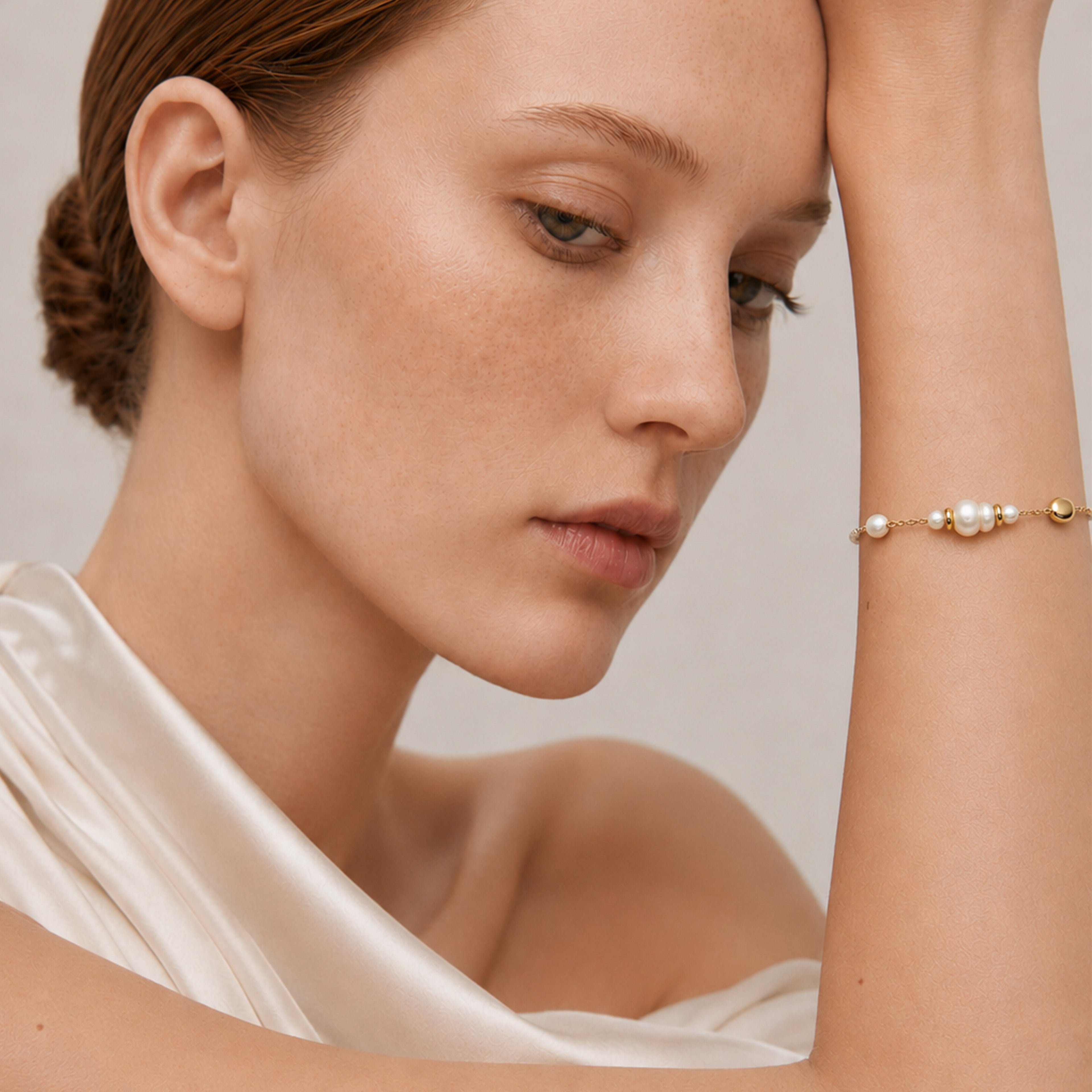 18K Gold-Plated Freshwater Pearl Bracelet