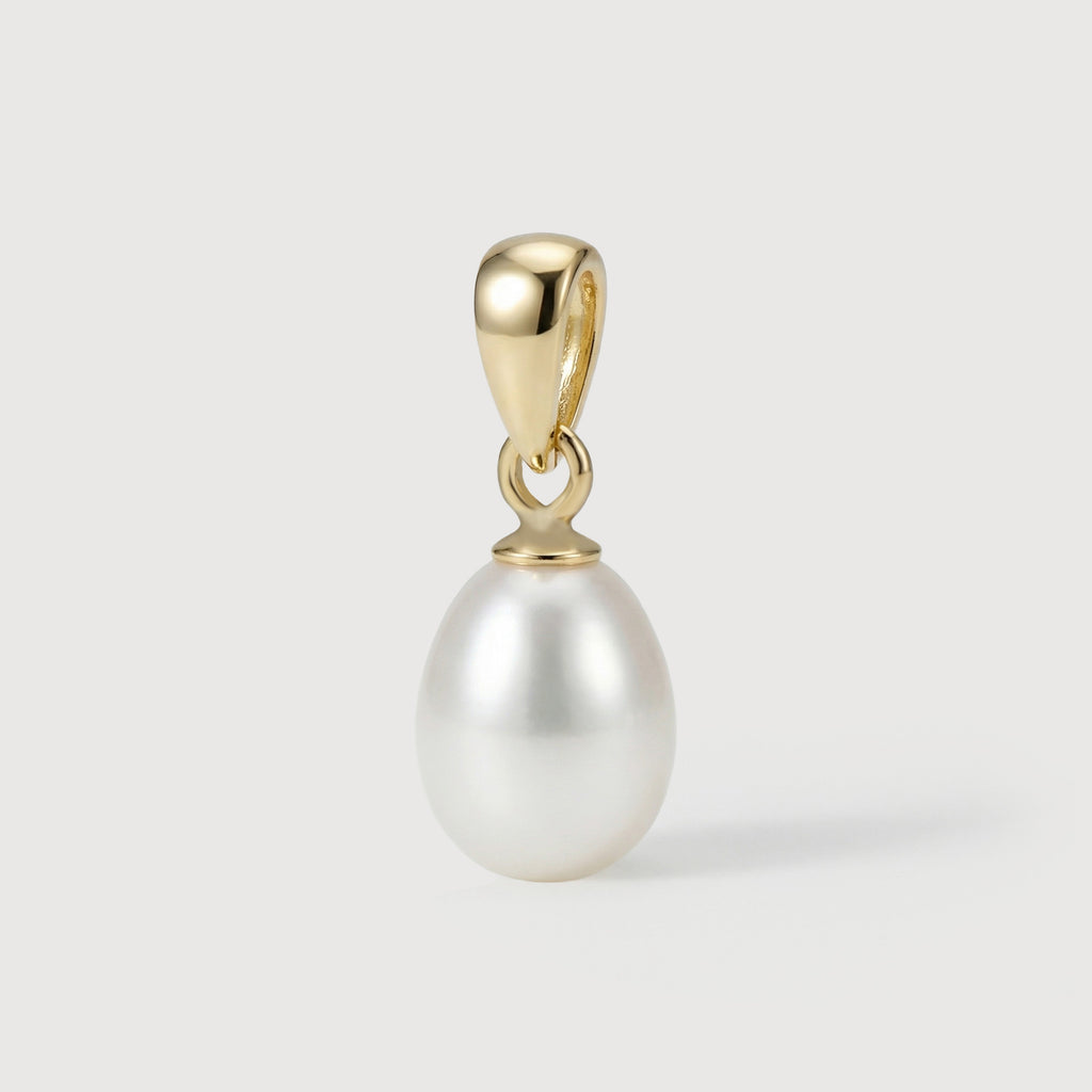 Gold-Plated Sterling Silver Pearl Necklace