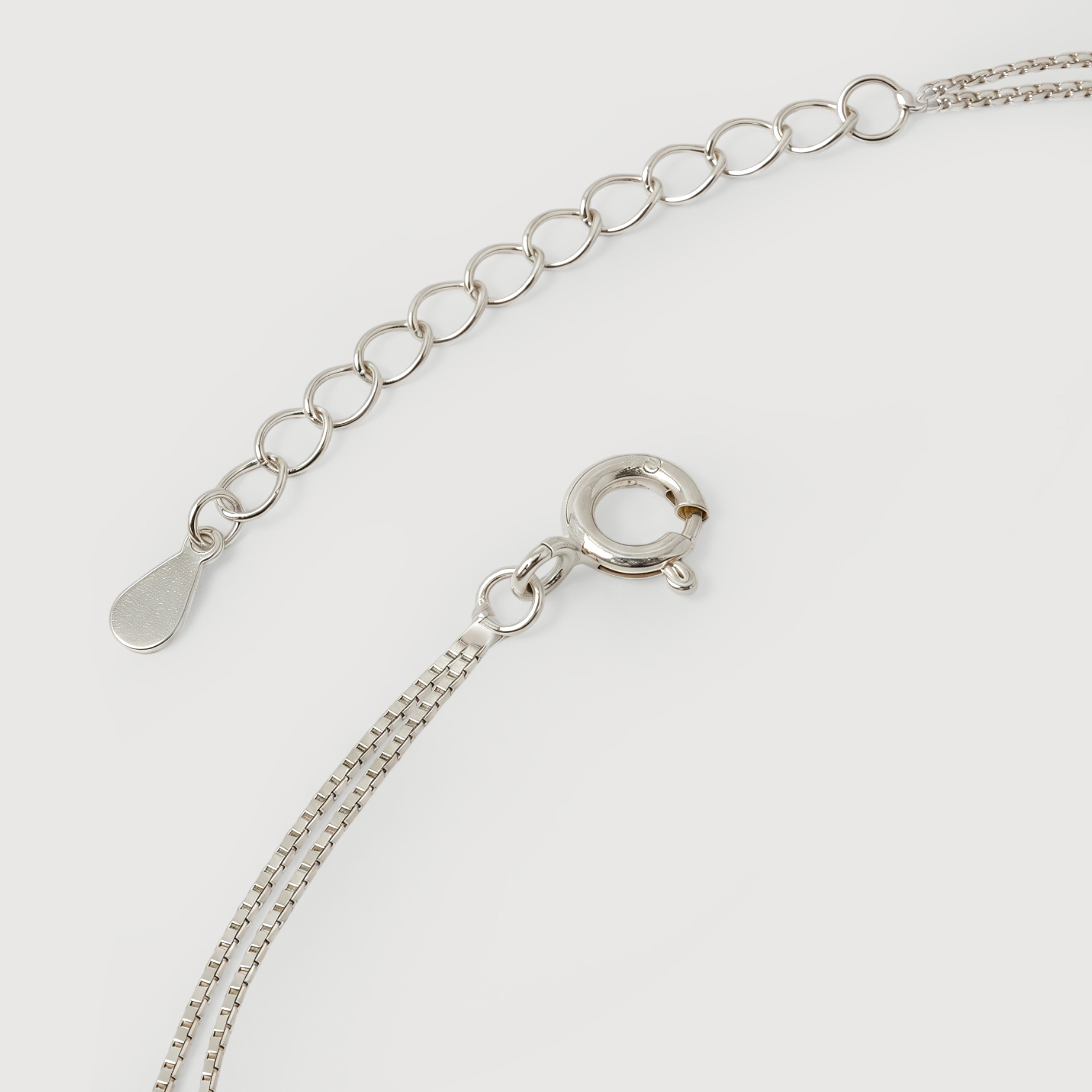 Interlocking Ring S925 Silver Chain Bracelet