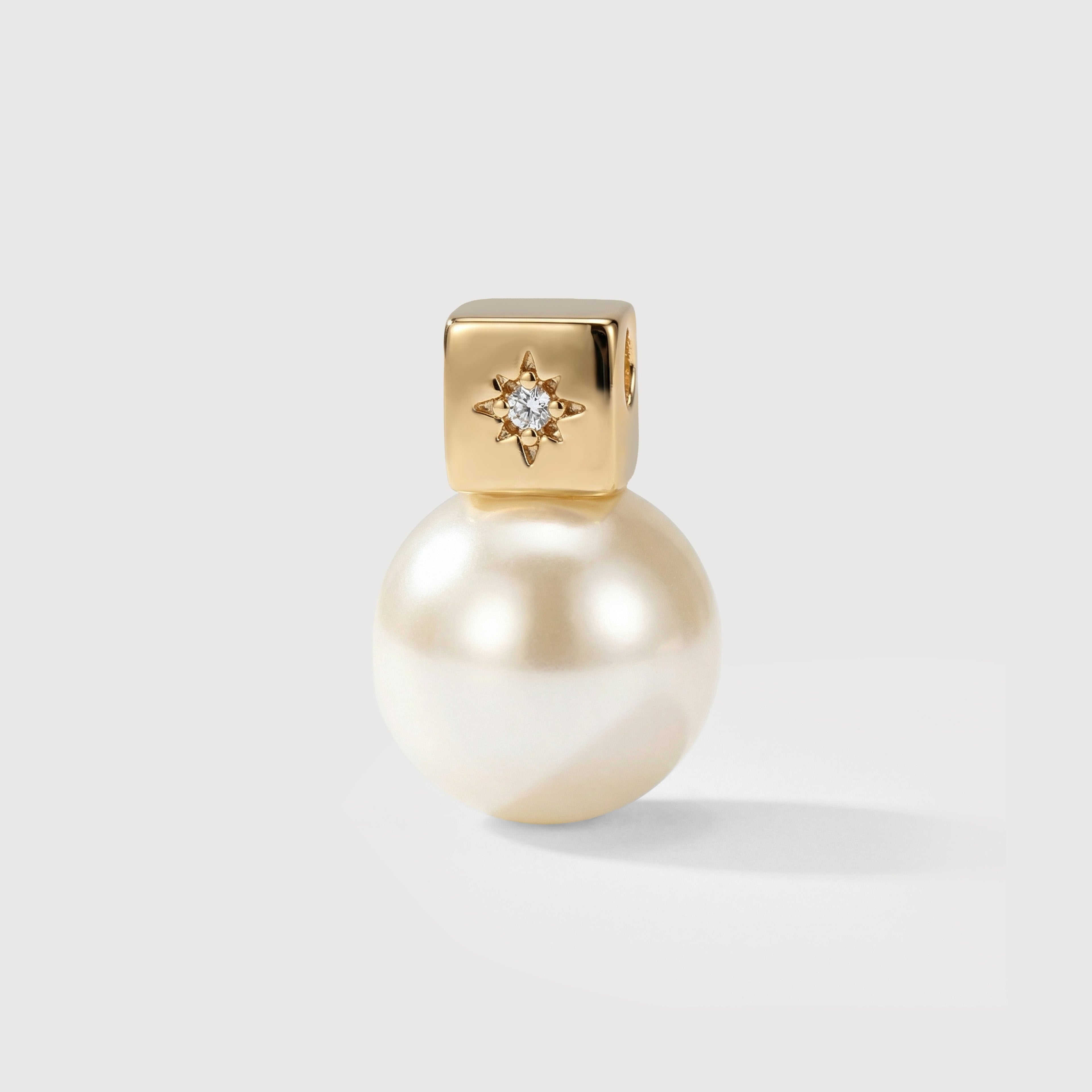 Gold-Plated Sterling Silver Pearl Pendant Necklace