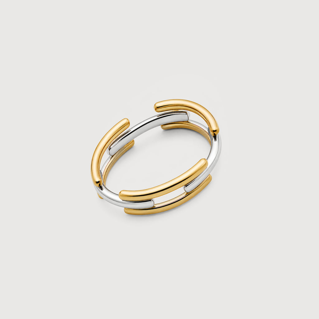 S925 CZ Multi-Band Adjustable Ring
