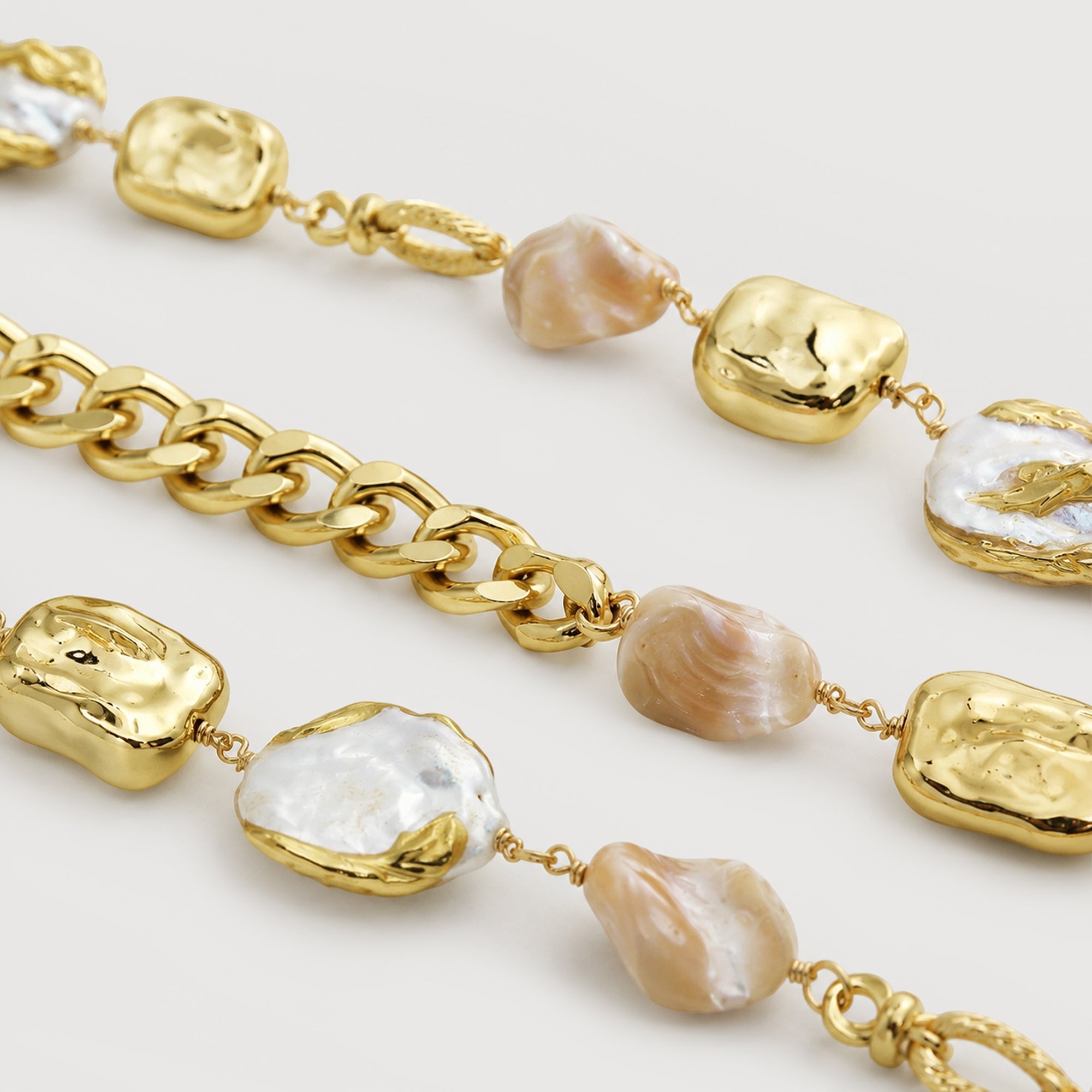 Baroque Pearl Mother-of-Pearl Necklace