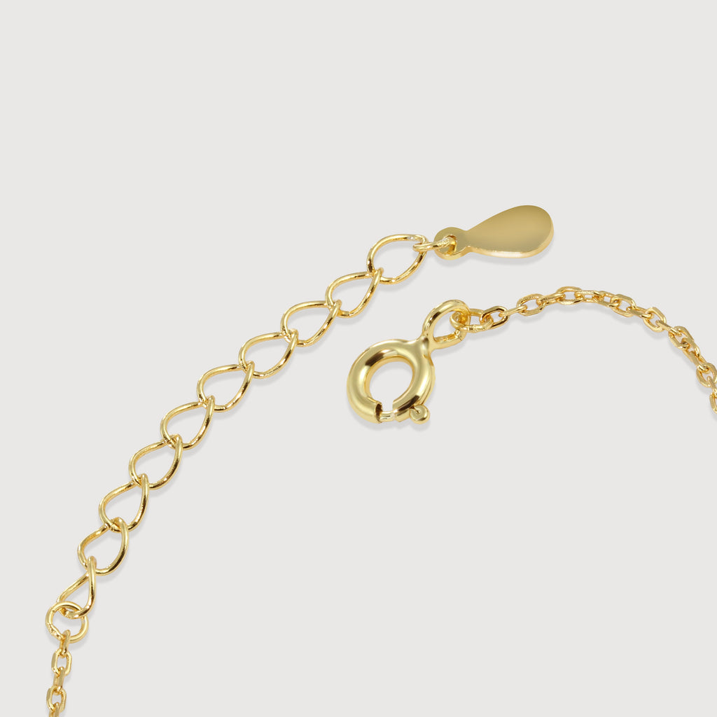 Gold-Plated Sterling Silver Pearl Necklace