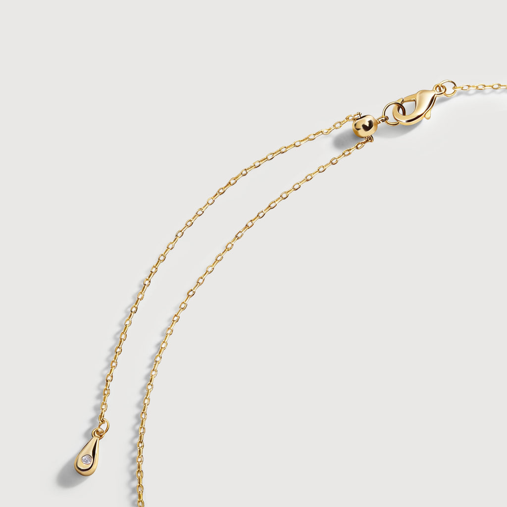 Gold-Plated Sterling Silver Pearl Pendant Necklace