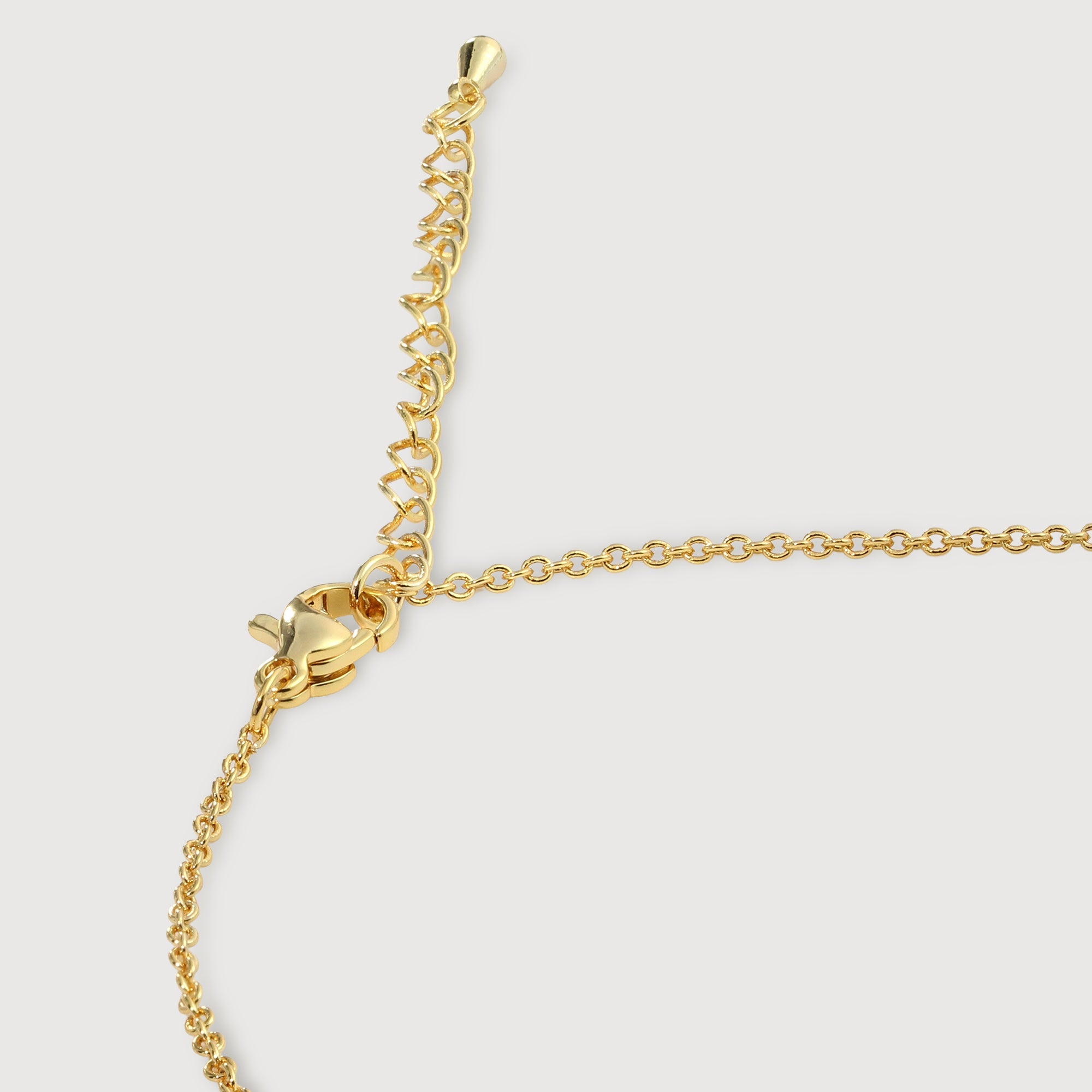 18K Gold-Plated Teardrop Necklace