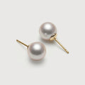 18K Gold-Plated Pearl Stud Earrings