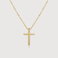 18K Gold-Plated S925 Cross Necklace