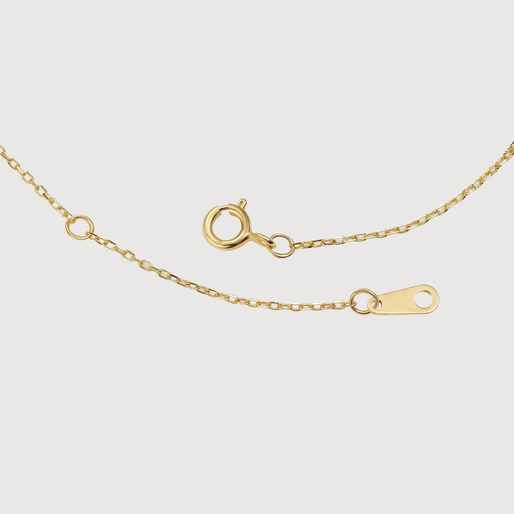 Crystal Cascade Sterling Silver Necklace