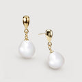 Teardrop Freshwater Pearl Drop Earrings