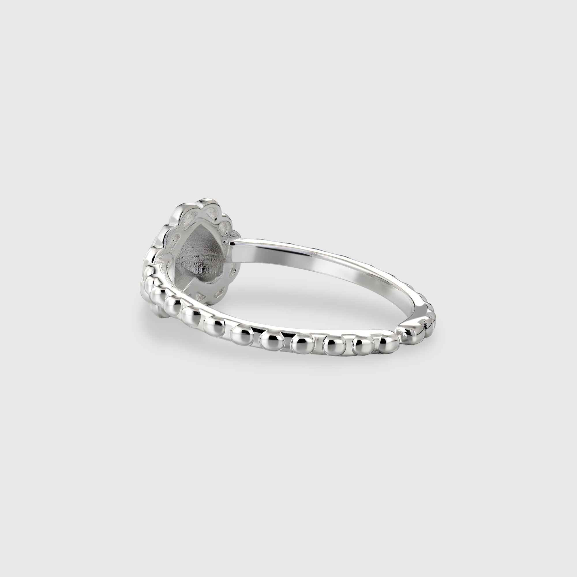 Heart Motif S999 Fine Silver Adjustable Ring