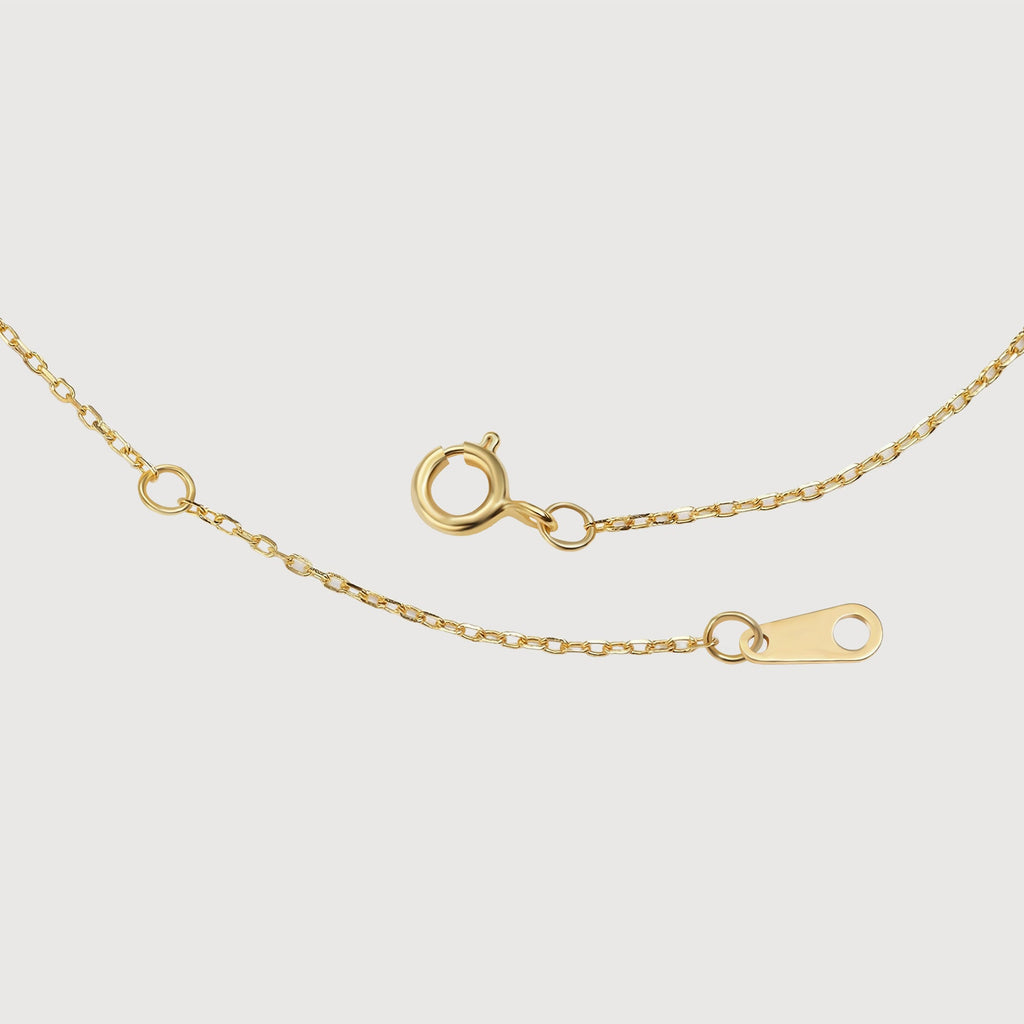 Gold-Plated S925 Pearl-Style Necklace