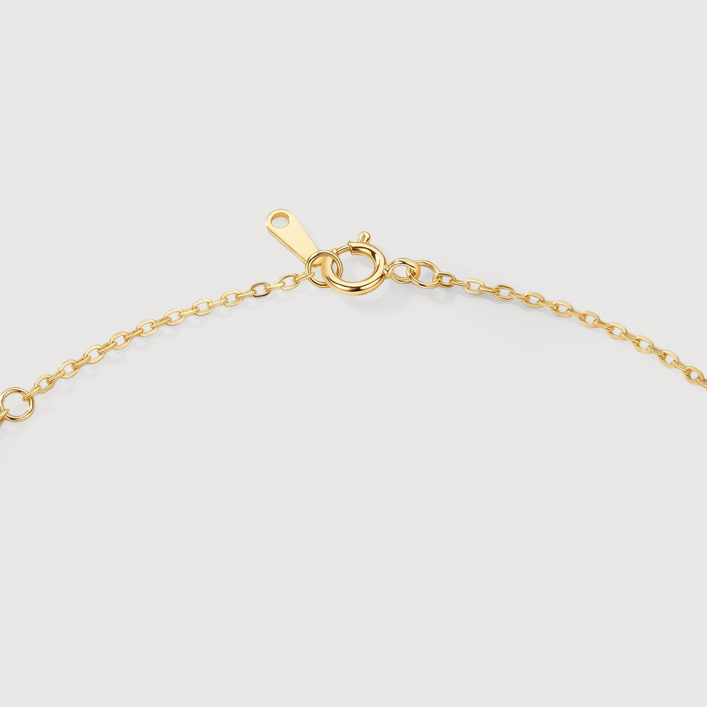 18K Gold-Plated Double Cross Necklace
