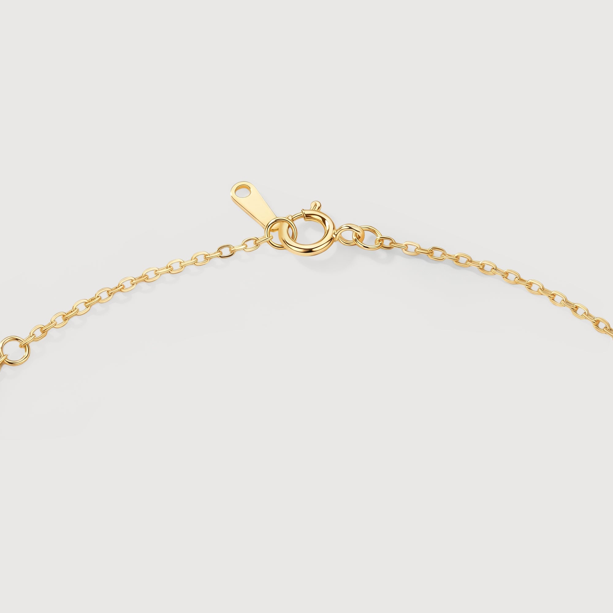 18K Gold-Plated Double Cross Necklace