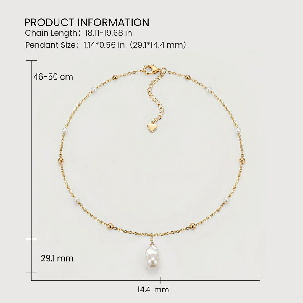 Freshwater Baroque Pearl Necklace